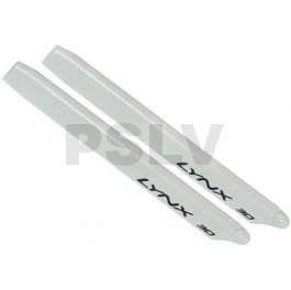 LX62758  Lynx Heli Innovations Plastic Main Blade 275 mm White 300X 